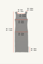 Hélène | Hélène First Dress の採寸サイズガイド。
ホテルステイやラウンジ、旅先のディナーに映える上品でタイムレスなクルーズラインのワンピース。
On Elegance. Timeless Travel Wear for Hotel Stay, Lounge and Cruising.